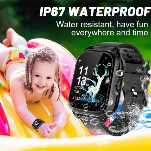 OVV Kids Waterproof Smart Watch Boys Girls Age 3-12 with 26 Game 1.44'' HD - Picture 3 of 8